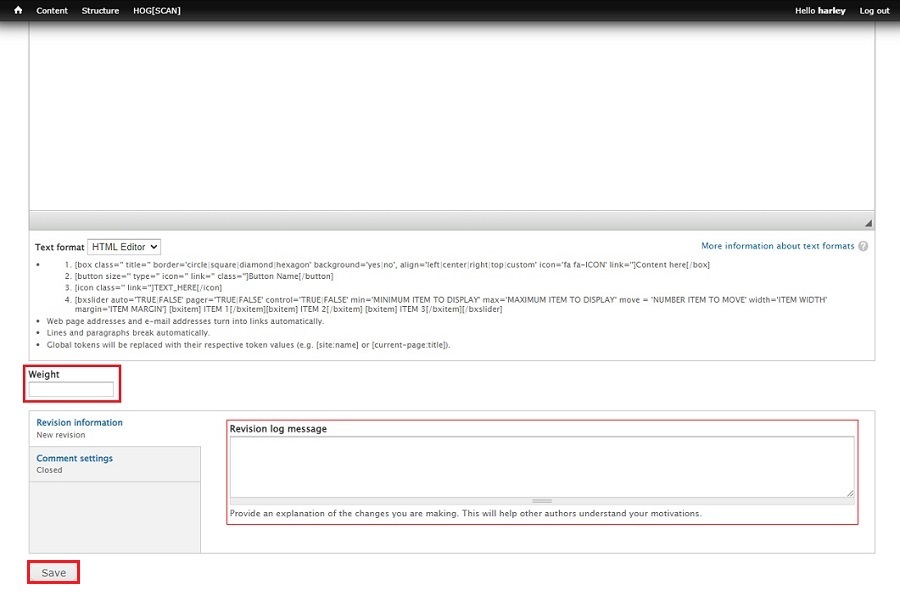 screenshot of bottom of create team member page